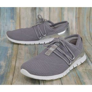 Cole Haan Women's Zerogrand Quilted Knit Stretch Sneakers Size 9.5 Gray Fabric
